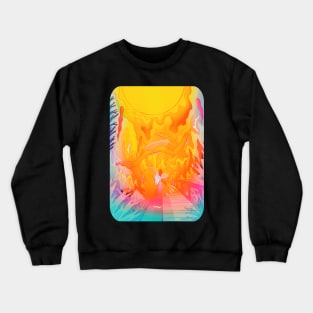 Ocean beach mermaid Crewneck Sweatshirt